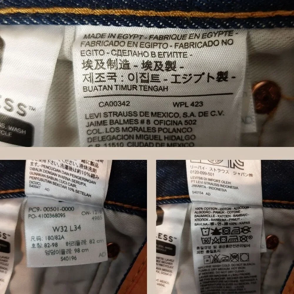 Levis 501 Original Fit Button Fly Jeans Men's Size 32x34 (Fit 32x32) Distressed